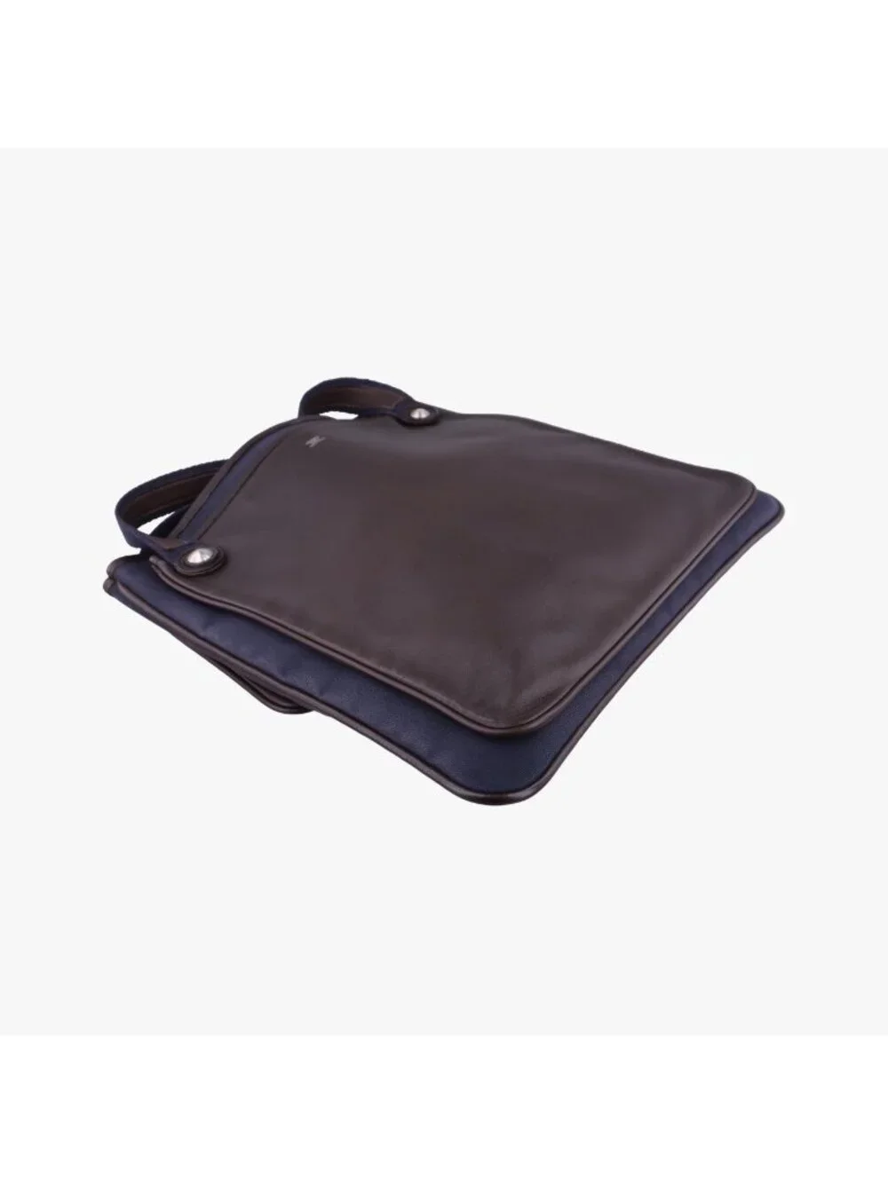 Hermes Mrs Hippie Black Toile Officier Veau Shoulder Bag